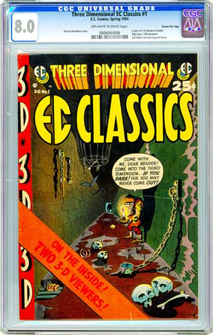 CGC Graded Comics - Three Dimensional EC Classics #1 (CGC)