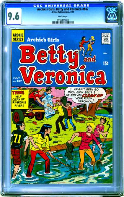 CGC Graded Comics - Archie's Girls, Betty and Veronica #187 (CGC)