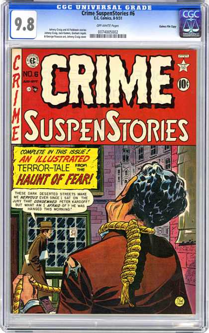 CGC Graded Comics - Crime SuspenStories #6 (CGC)