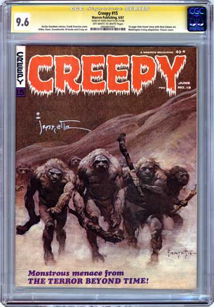 CGC Graded Comics - Creepy #15 (CGC) - Creepy - June No 19 - Creepy 15 - From The Terror Beyond Time - Monstrous Menace
