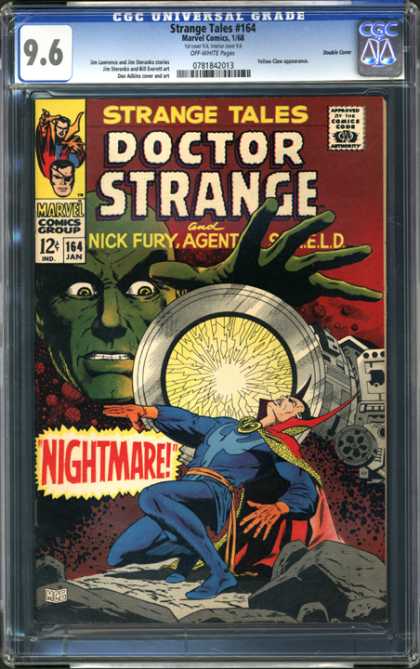 CGC Graded Comics - Strange Tales #164 (CGC) - Doctor Strange - Nick Fury - Nightmare - Marvel - Comics Group