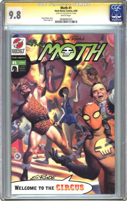 CGC Graded Comics - Moth #1 (CGC) - Welcome To The Circus - Man Of Strength - Canon - Dwarf - Ringmaster