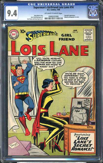 CGC Graded Comics - Superman's Girlfriend Lois Lane #14 (CGC)