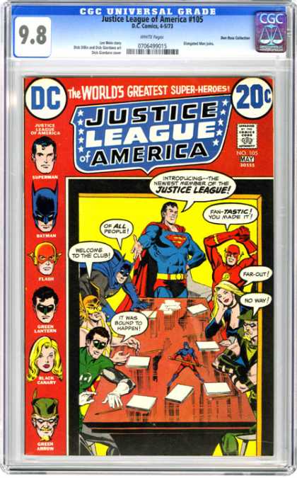 CGC Graded Comics - Justice League of America #105 (CGC)