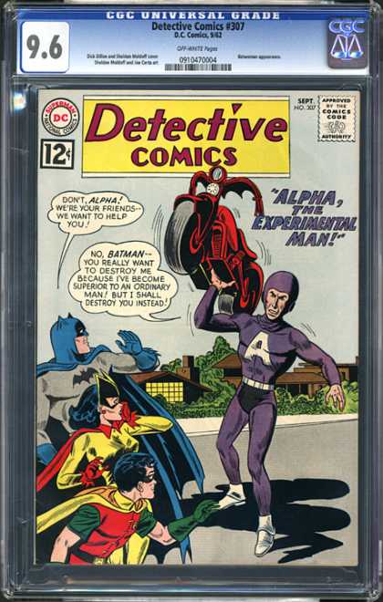 CGC Graded Comics - Detective Comics #307 (CGC)