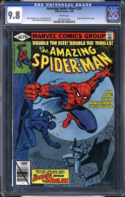 CGC Graded Comics - Amazing Spider-Man #200 (CGC) - Marvel - 75 Cents - Spider-man - Spiderweb - Superhero