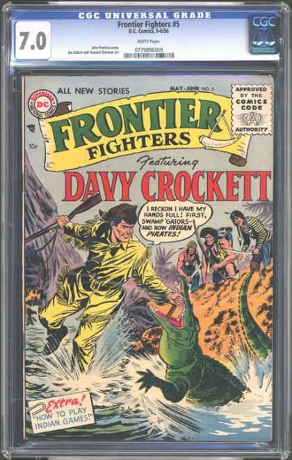 CGC Graded Comics - Frontier Fighters #5 (CGC) - Frontier Fighters - Dc Comics - Dc - Superman - Approved By The Comics Code Authority