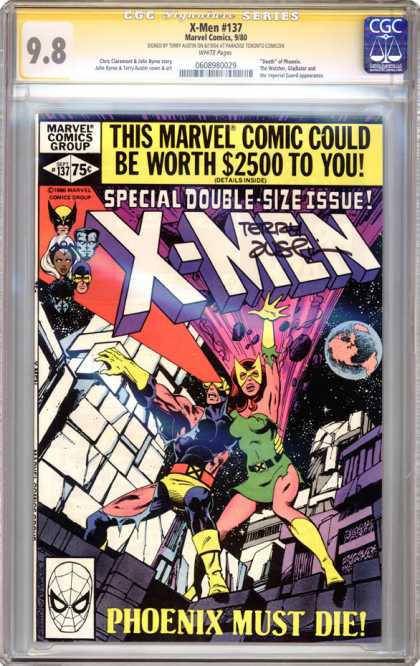 CGC Graded Comics - X-Men #137 (CGC) - X-men - 137 - Phoenix Must Die - Autograph - 98