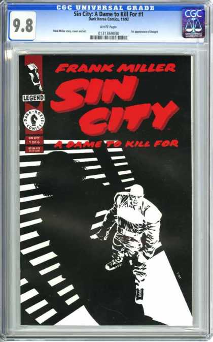 CGC Graded Comics - Sin City: A Dame to Kill For #1 (CGC) - Cgc Universal Grade - Frank Miller - Sim City - A Fame To Kill For - Legend