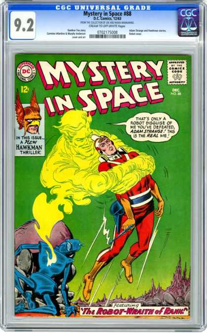 CGC Graded Comics - Mystery in Space #88 (CGC) - Mystery In Space - Approved By The Comics Code Authority - The Robot - Superman - National Comics