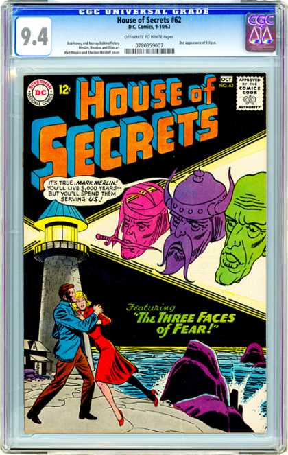 CGC Graded Comics - House of Secrets #62 (CGC)