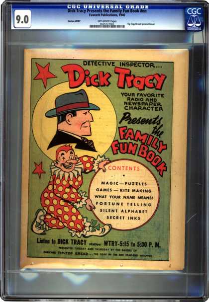 CGC Graded Comics - Dick Tracy Presents the Family Fun Book #nn (CGC) - Clown - Cop - Fedora - Polka Dot Suit - Funny Shoes