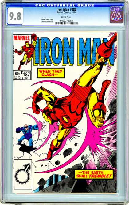 CGC Graded Comics - Iron Man #187 (CGC)