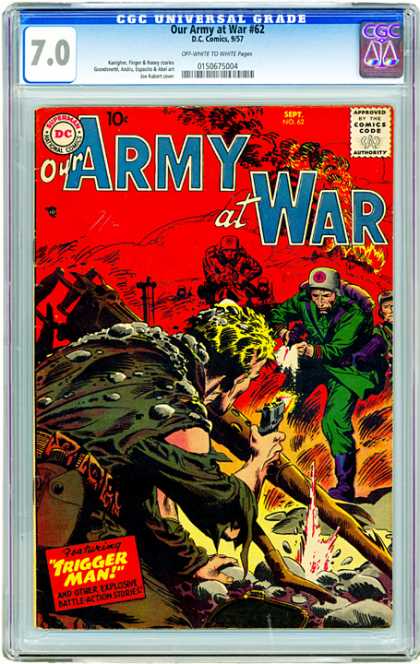 CGC Graded Comics - Our Army at War #62 (CGC)