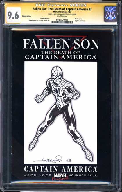 CGC Graded Comics - Fallen Son: The Death of Captain America #3 (CGC) - Fallen Son The Death Of Captain America - Marvel Comics - Spiderman - Signed - Stars