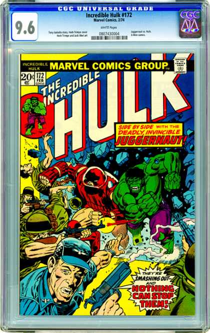 CGC Graded Comics - Incredible Hulk #172 (CGC)