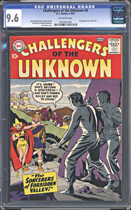 CGC Graded Comics - Challengers of the Unknown #6 (CGC)