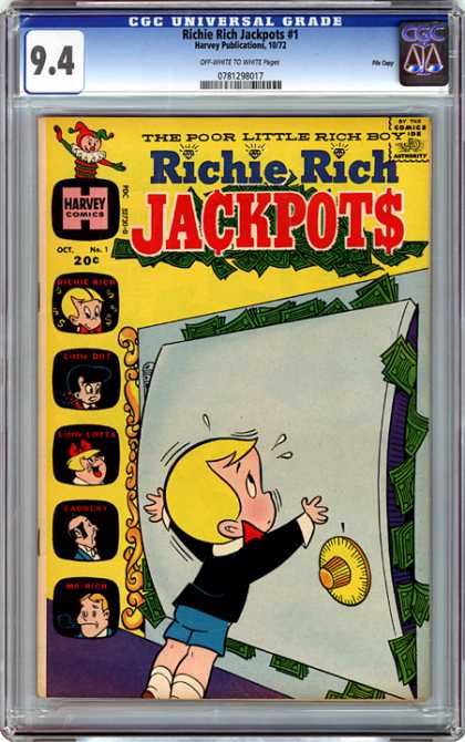 CGC Graded Comics - Richie Rich Jackpots #1 (CGC)