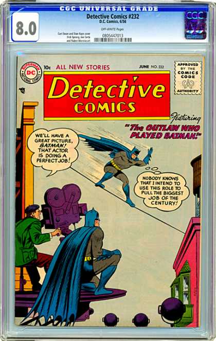 CGC Graded Comics - Detective Comics #232 (CGC)