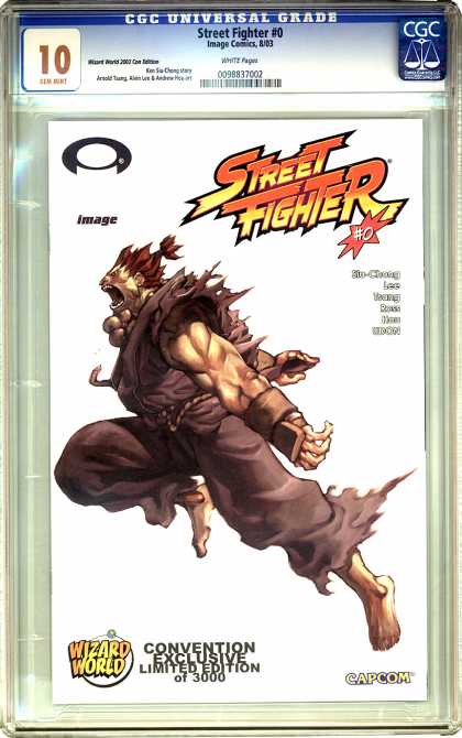 CGC Graded Comics - Street Fighter #0 (CGC) - Street Fighter - Wizard World - Capcom - Limited Edition - Convention Exclusive