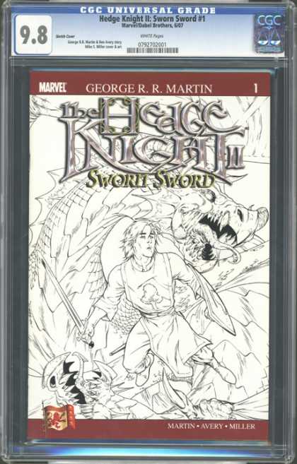 CGC Graded Comics - Hedge Knight II: Sworn Sword #1 (CGC) - Hedge Knight Ii - Sworn Sword - Dragons - Martin - Avery