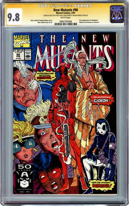 CGC Graded Comics - New Mutants #98 (CGC)
