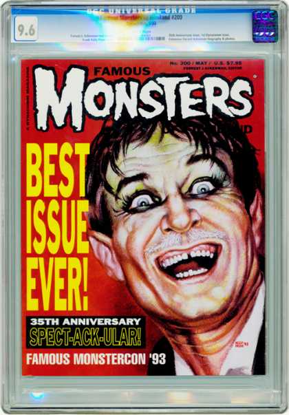 CGC Graded Comics - Famous Monsters of Filmland #200 (CGC) - Best Issue Ever - Famous - Spect-ack-ular - Famous Monstercon 93 - 35fth Aniversary