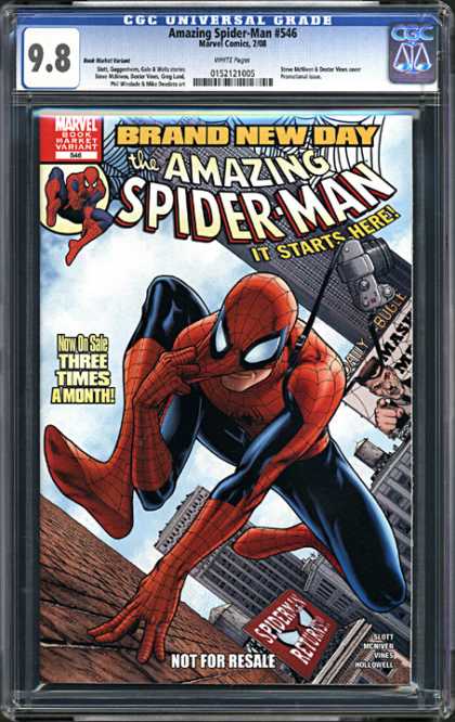 CGC Graded Comics - Amazing Spider-Man #546 (CGC)