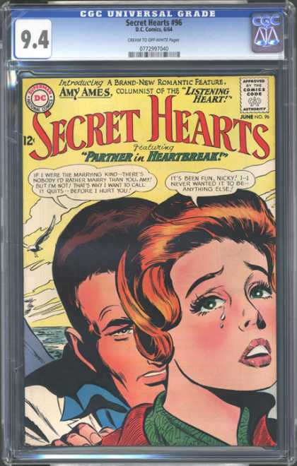 CGC Graded Comics - Secret Hearts #96 (CGC)