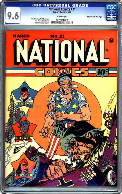 CGC Graded Comics - National Comics #21 (CGC)