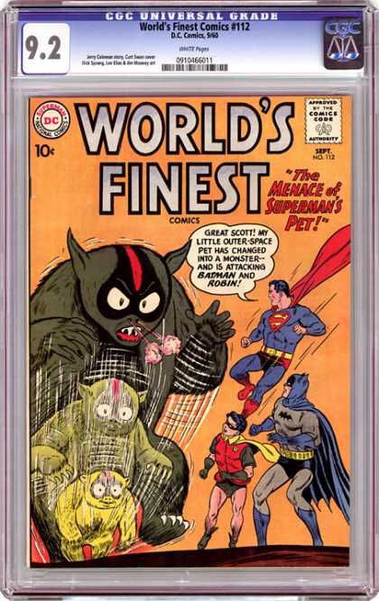 CGC Graded Comics - World's Finest Comics #112 (CGC)