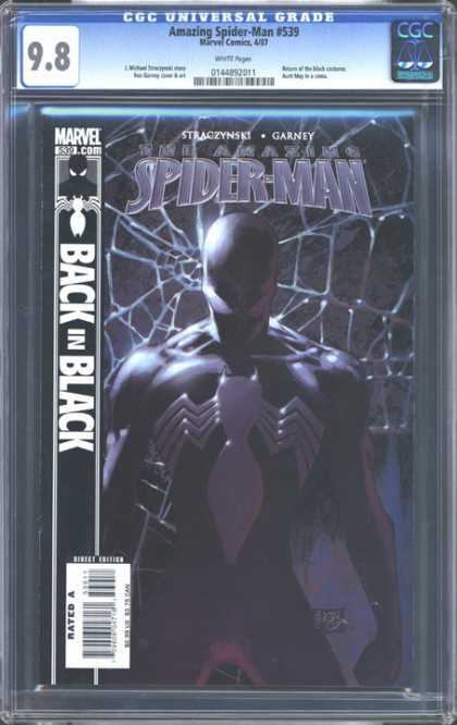 CGC Graded Comics - Amazing Spider-Man #539 (CGC) - Spider-man - Garney - Marvel - Back In Black - Spiderweb