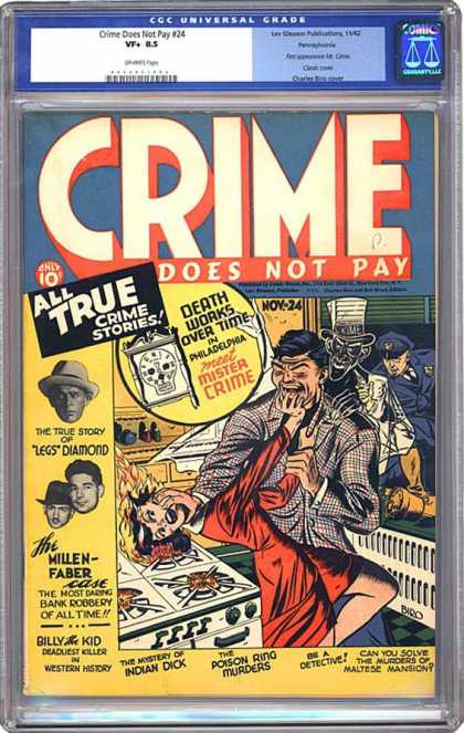 CGC Graded Comics - Crime Does Not Pay #24 (CGC)