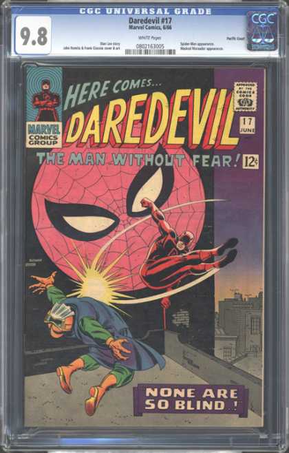 CGC Graded Comics - Daredevil #17 (CGC) - Daredevil 17 - Marvel Comics - The Man Without Fear - Spider-man - None Are So Blind