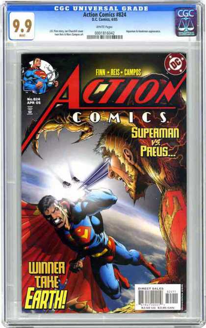 CGC Graded Comics - Action Comics #824 (CGC)