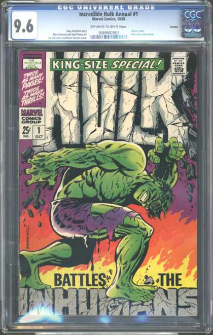 CGC Graded Comics - Incredible Hulk Annual #1 (CGC)