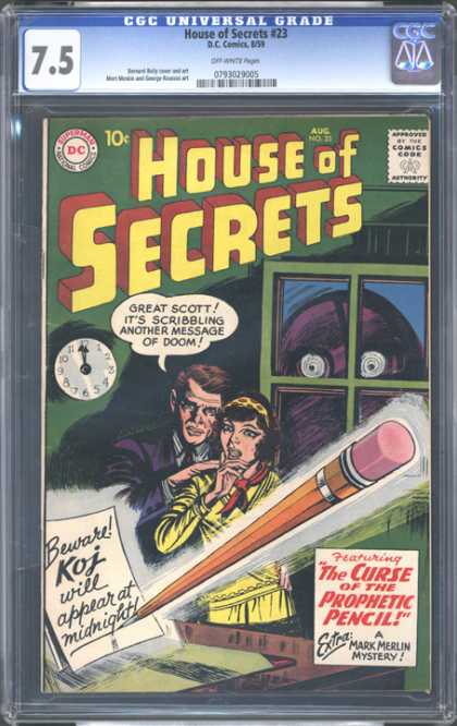 CGC Graded Comics - House of Secrets #23 (CGC)