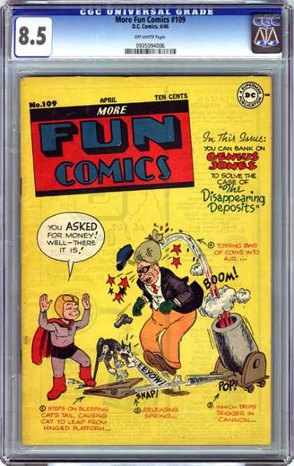 CGC Graded Comics - More Fun Comics #109 (CGC)