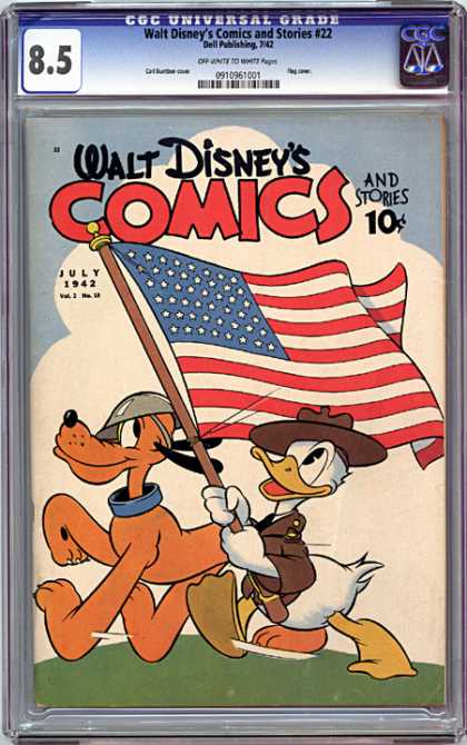 CGC Graded Comics - Walt Disney's Comics and Stories #22 (CGC)