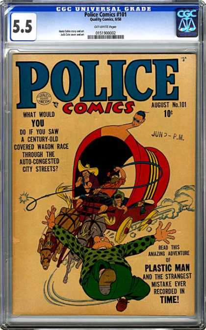 CGC Graded Comics - Police Comics #101 (CGC)