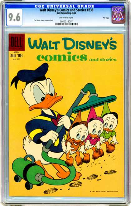 CGC Graded Comics - Walt Disney's Comics and Stories #235 (CGC) - Walt Disney - Disney - Comics - Dell - 235