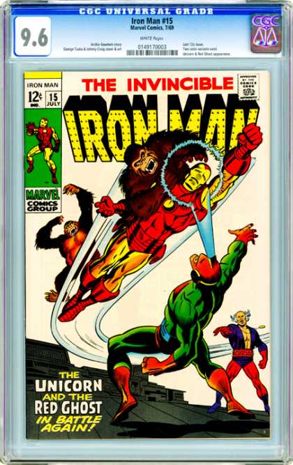 CGC Graded Comics - Iron Man #15 (CGC)