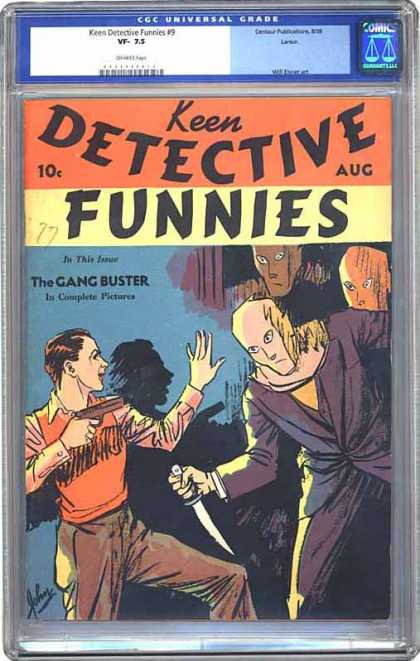 CGC Graded Comics - Keen Detective Funnies #9 (CGC)