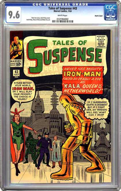 CGC Graded Comics - Tales of Suspense #43 (CGC) - Iron Man - Kala Queen Of The Underworld - Marvel - July - Tales Of Suspense