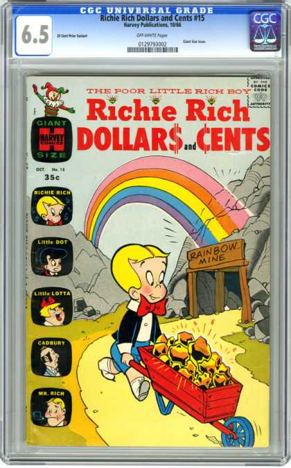 CGC Graded Comics - Richie Rich Dollars and Cents #15 (CGC)