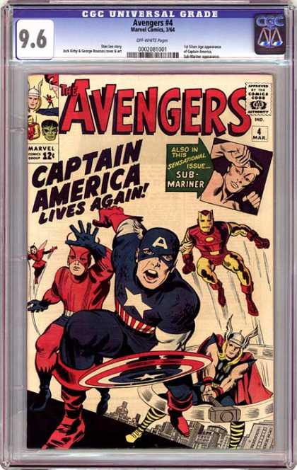 CGC Graded Comics - Avengers #4 (CGC)