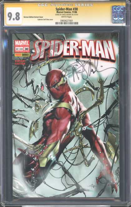 CGC Graded Comics - Spider-Man #30 (CGC) - Spiderman - Marvel Comics - Signature - Chained - Red Suit