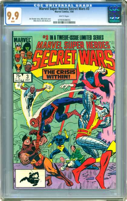 CGC Graded Comics - Marvel Super Heroes Secret Wars #3 (CGC)