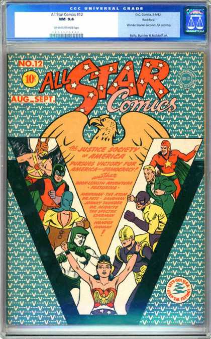 CGC Graded Comics - All Star Comics #12 (CGC)
