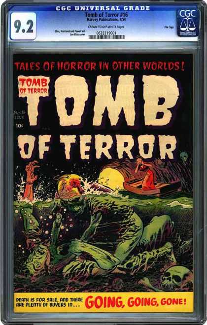 CGC Graded Comics - Tomb of Terror #16 (CGC) - Tomb Of Terror - Skull - Bones - Strangling - Corpse